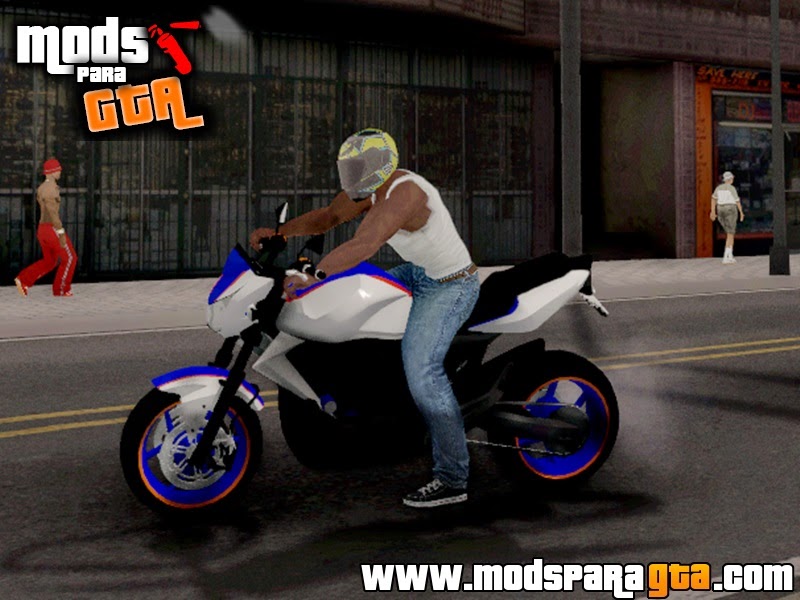 GTA SA - Mod Motoristas De Motos Todos Com Capacetes | MODS PARA GTA