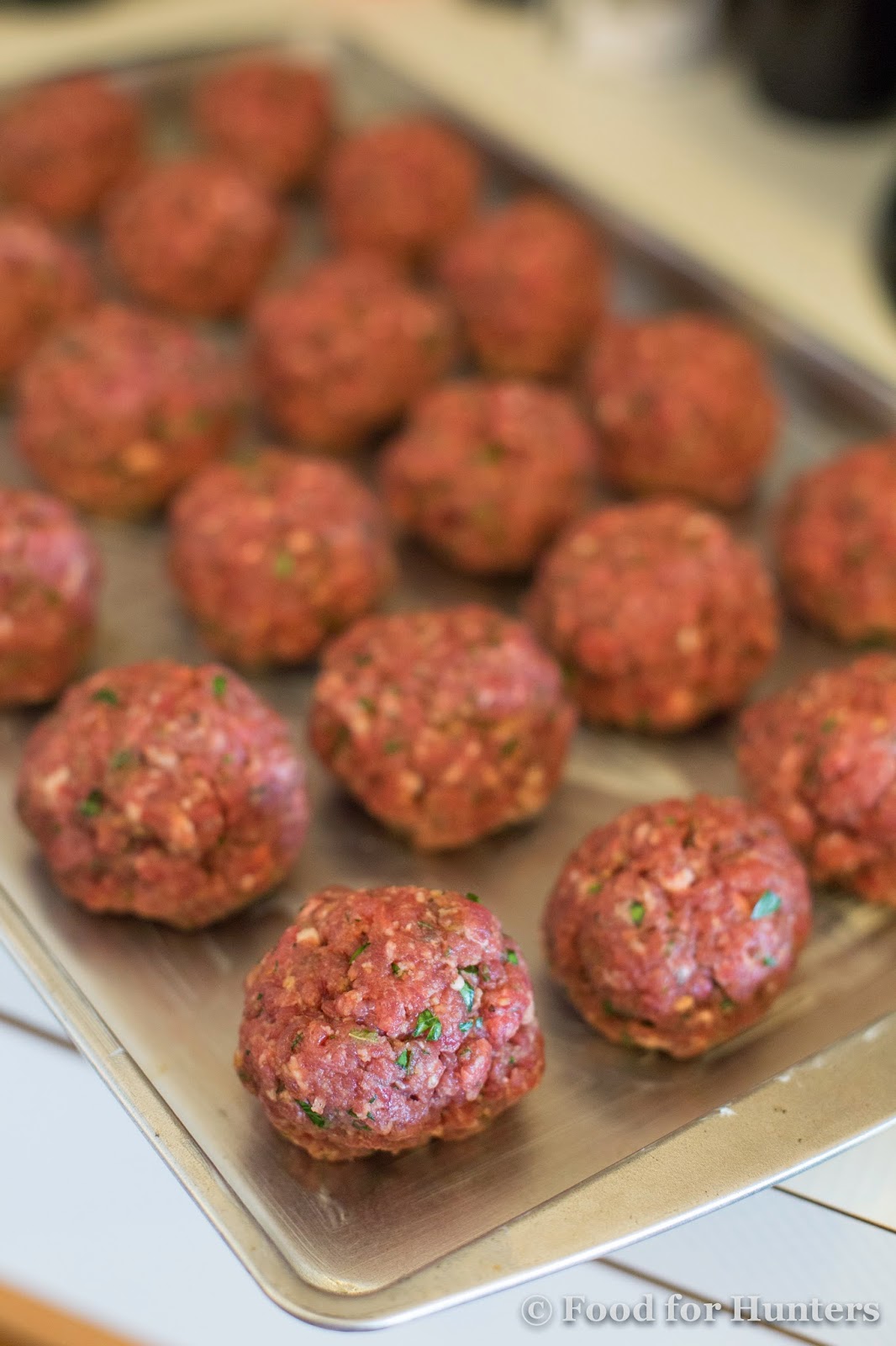 Food for Hunters Basic Italian Venison Meatballs