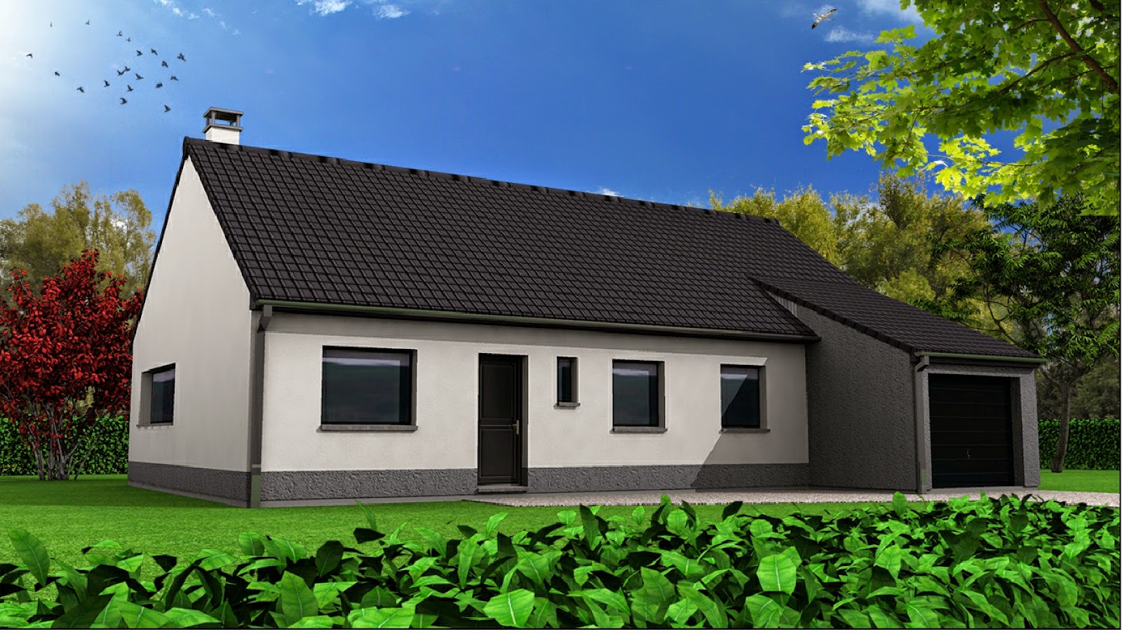 Maison-Familiale LILLE: CARNIN - Plain Pied - 100 m² Maison-Familiale LILLE: CARNIN - Plain Pied - 100 m²