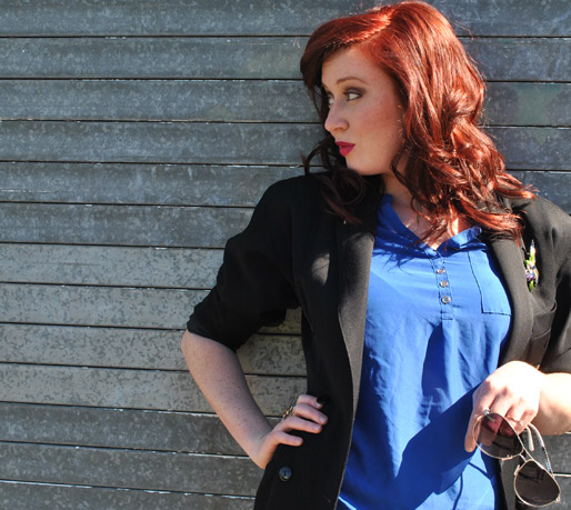 a style of your own blog red hair, fashion blogger,