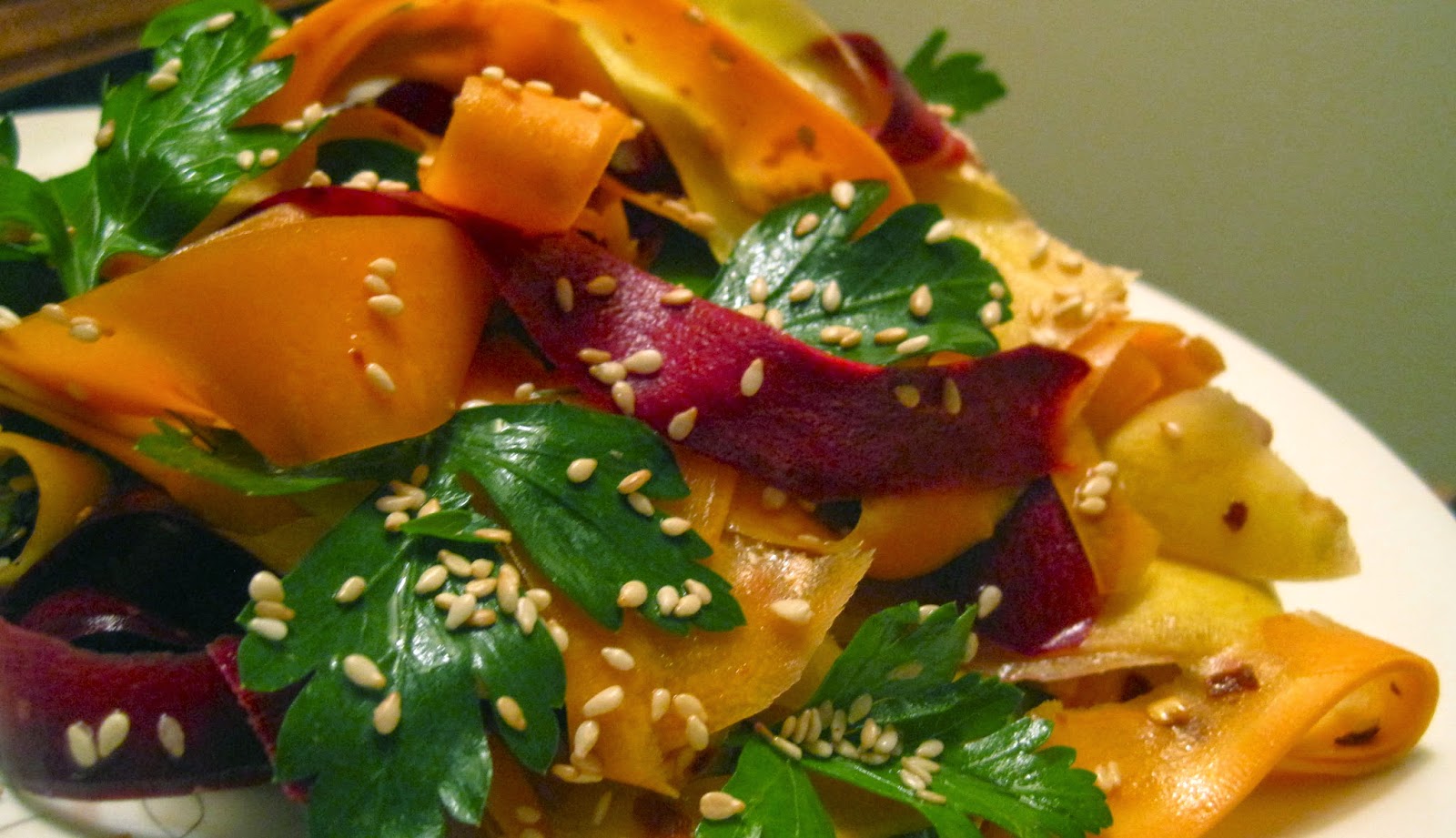 Kvell in the Kitchen Vinegar Carrots with Toasted Sesame Seeds