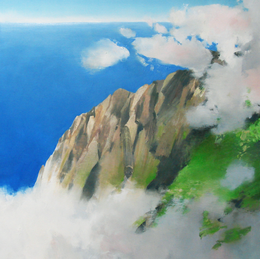 Painter's Process Randall David Tipton Another Mylar Landscape