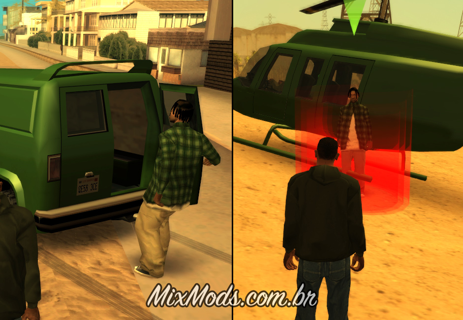 V to SA - Helicóptero da Polícia - MixMods