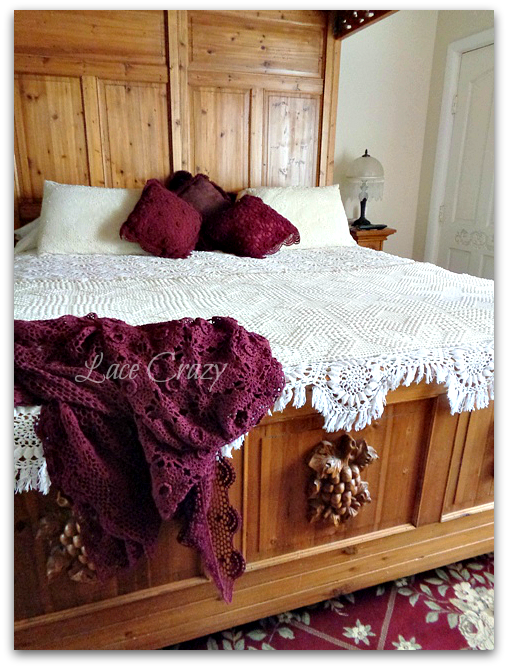Lace Crazy Vintage Pillow Shams...