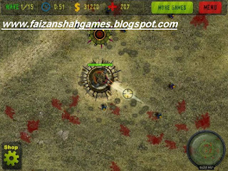 Anti zombie defense game online