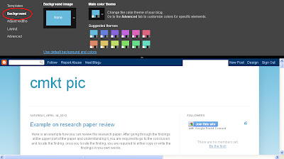 How to change blogger background How to change blogger background ScreenShot