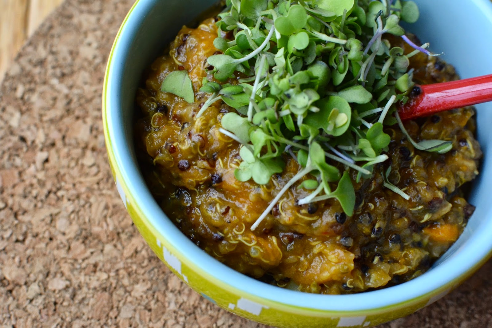 Curry Quinoa and Sweet Potato Stew