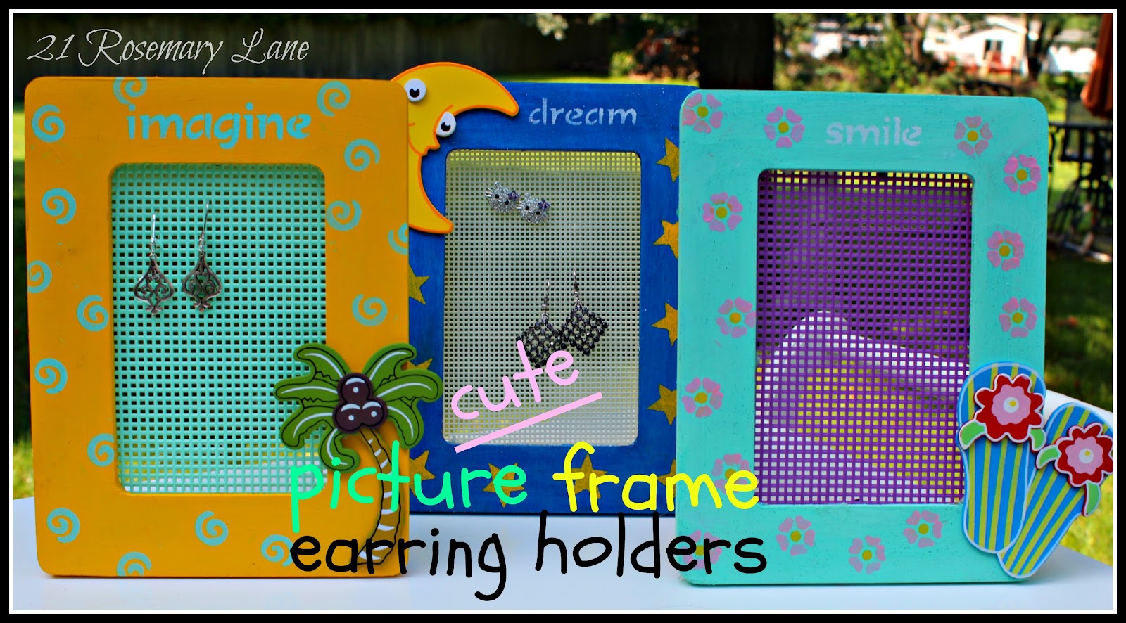 21 Rosemary Lane Picture Frame Earring Holders