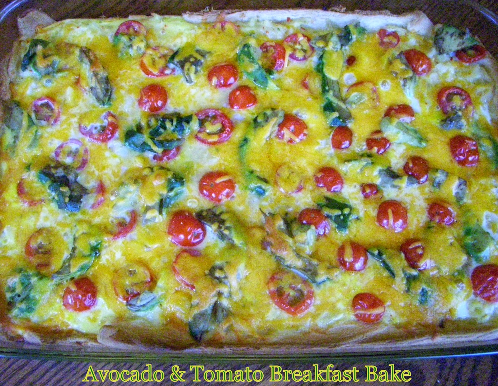 Flavors by Four Avocado & Tomato Breakfast Casserole