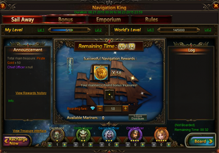 League of Angels Navigation King
