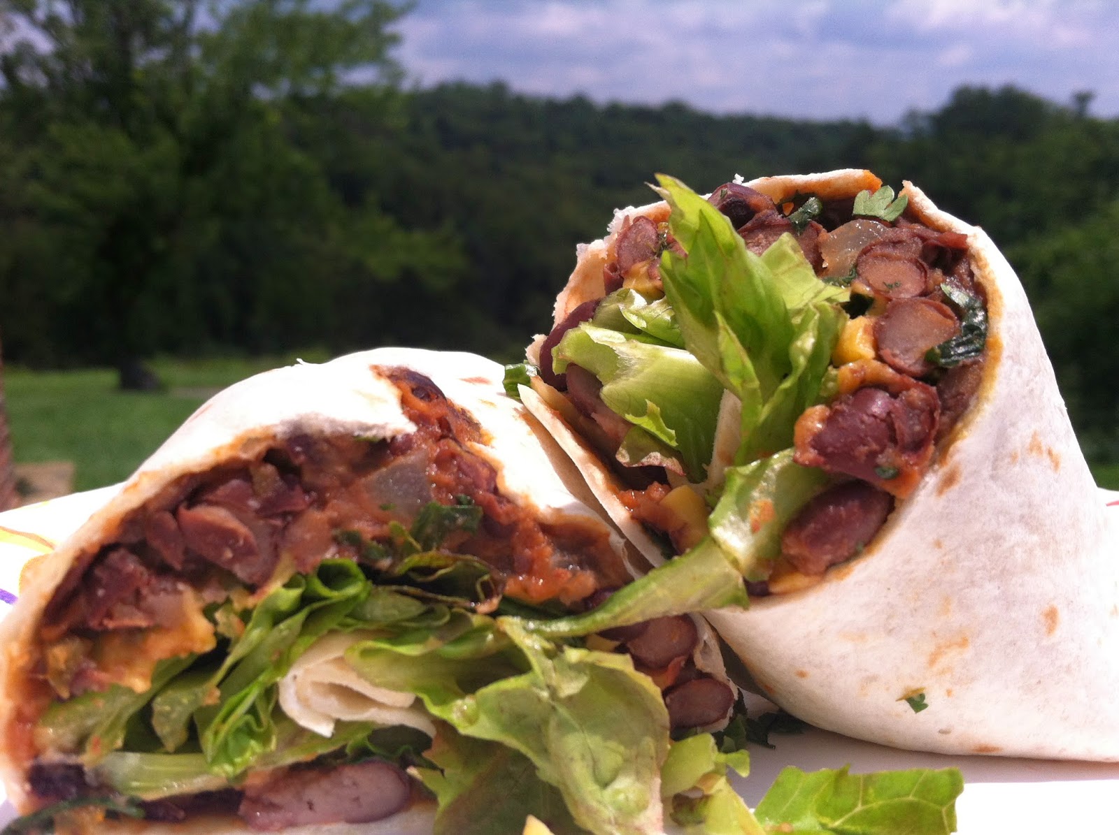 The Apple Can Cook! Black Bean Burrito Filling