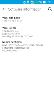 software information zenfone 4