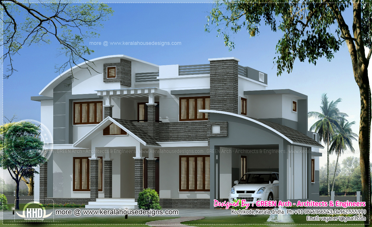 June kerala home design and floor plans arch design for home