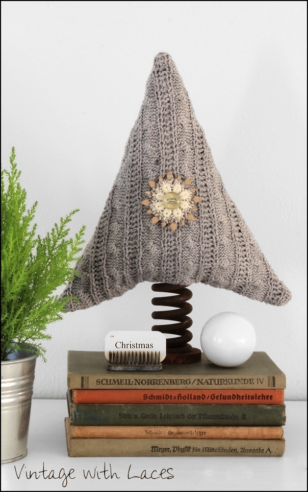 vintage with laces upcycled sweater christmas trees vintage with laces upcycled sweater christmas trees