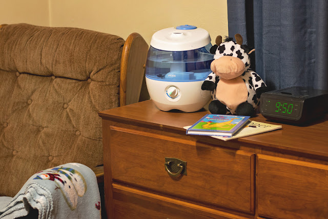 The Vicks Sweet Dreams Cool Mist Humidifier is helping to make bedtime a little sweeter in our home! #VicksSweetDreams
