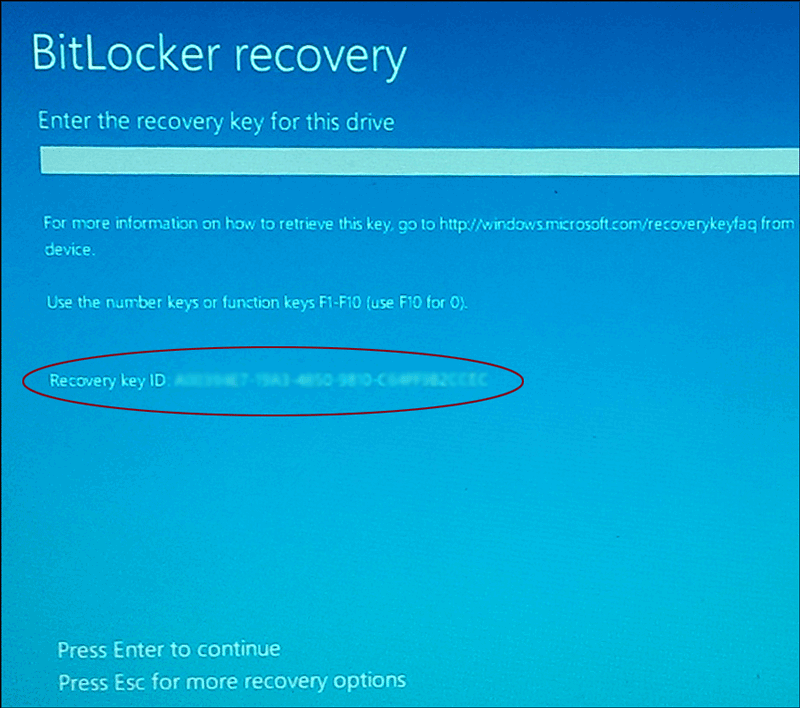 what is bitlocker recovery
