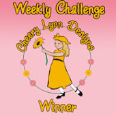 I Won Cheery Lynn Designs Challenge #65 "Tickled Pink"