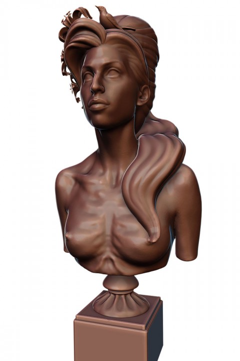 Amy Winehouse Topless Memorial Statue Pics !