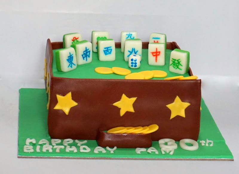 mahjong cake