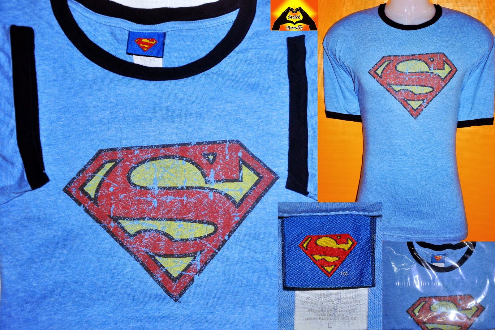 molek bundle clothing t shirts store baju superman dc comics logo distressed ringer 50 50 molek bundle clothing t shirts store baju superman dc comics logo distressed ringer 50 50