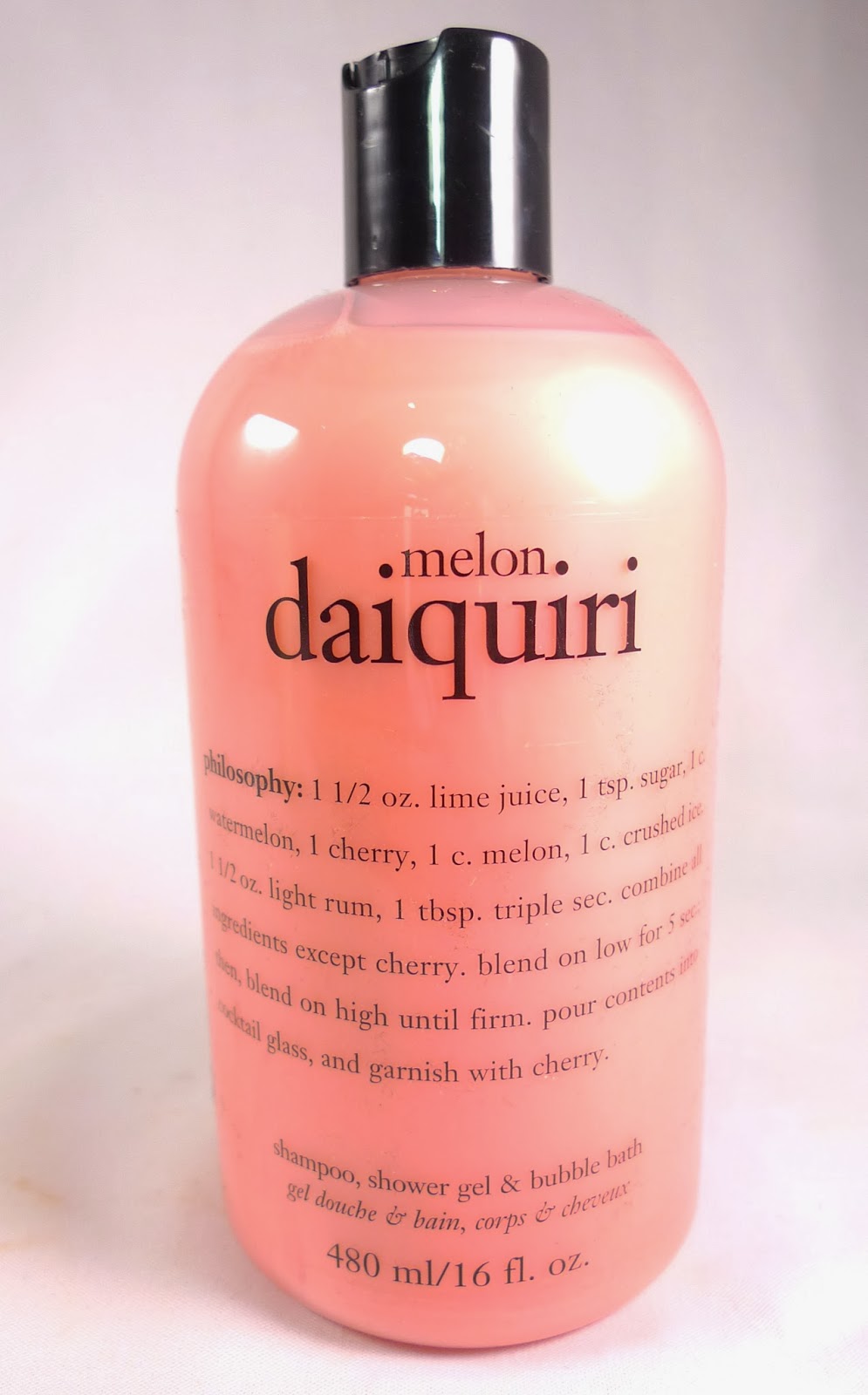 Philosophy Melon Daiquiri Shampoo, Shower Gel, and Bubble Bath Review