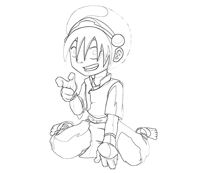 Printable Avatar Toph Character Coloring Pages printable-avatar-toph-character-coloring-pages