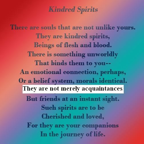 Kindred Spirits Quotes. QuotesGram