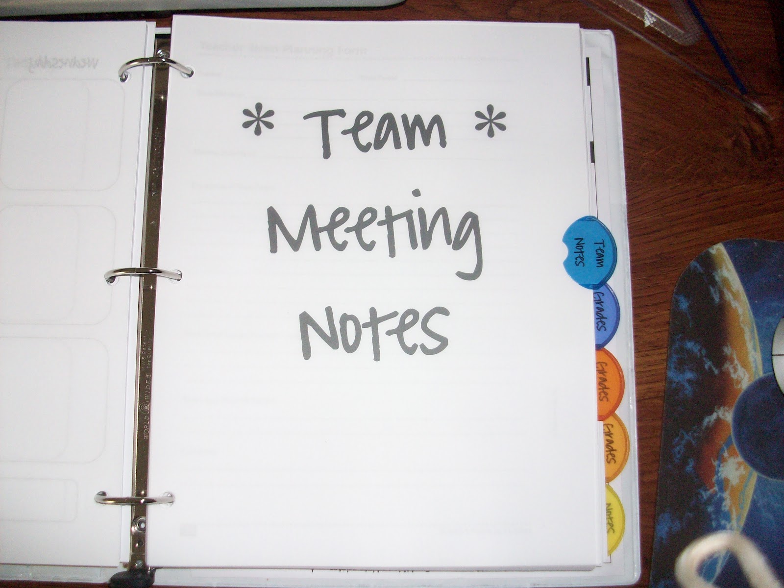 Teacher Binder