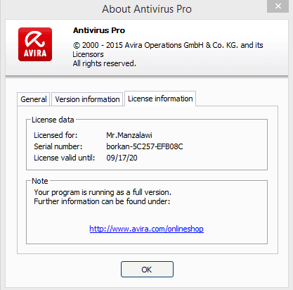 Avira server security license key crack