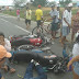 Duas motocicletas colidem e duas pessoas ficam feridas no interior da PB