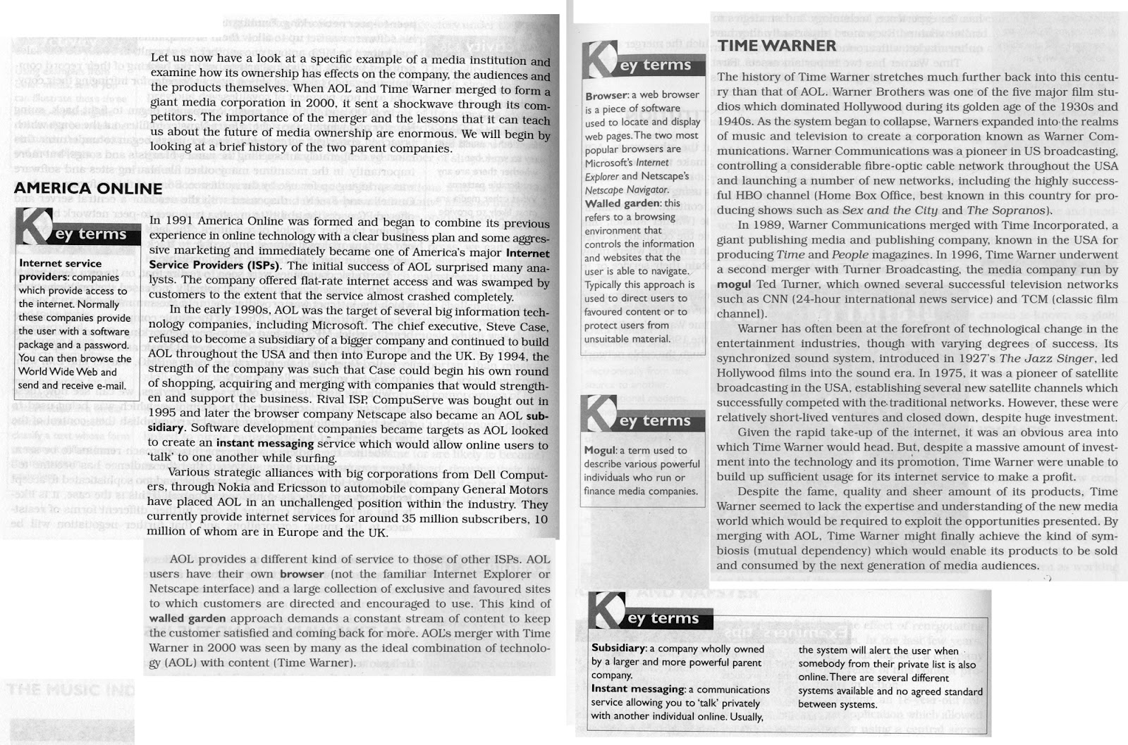 exploring the digital age in regards to aol and time warners merger exploring the digital age in regards to aol and time warners merger