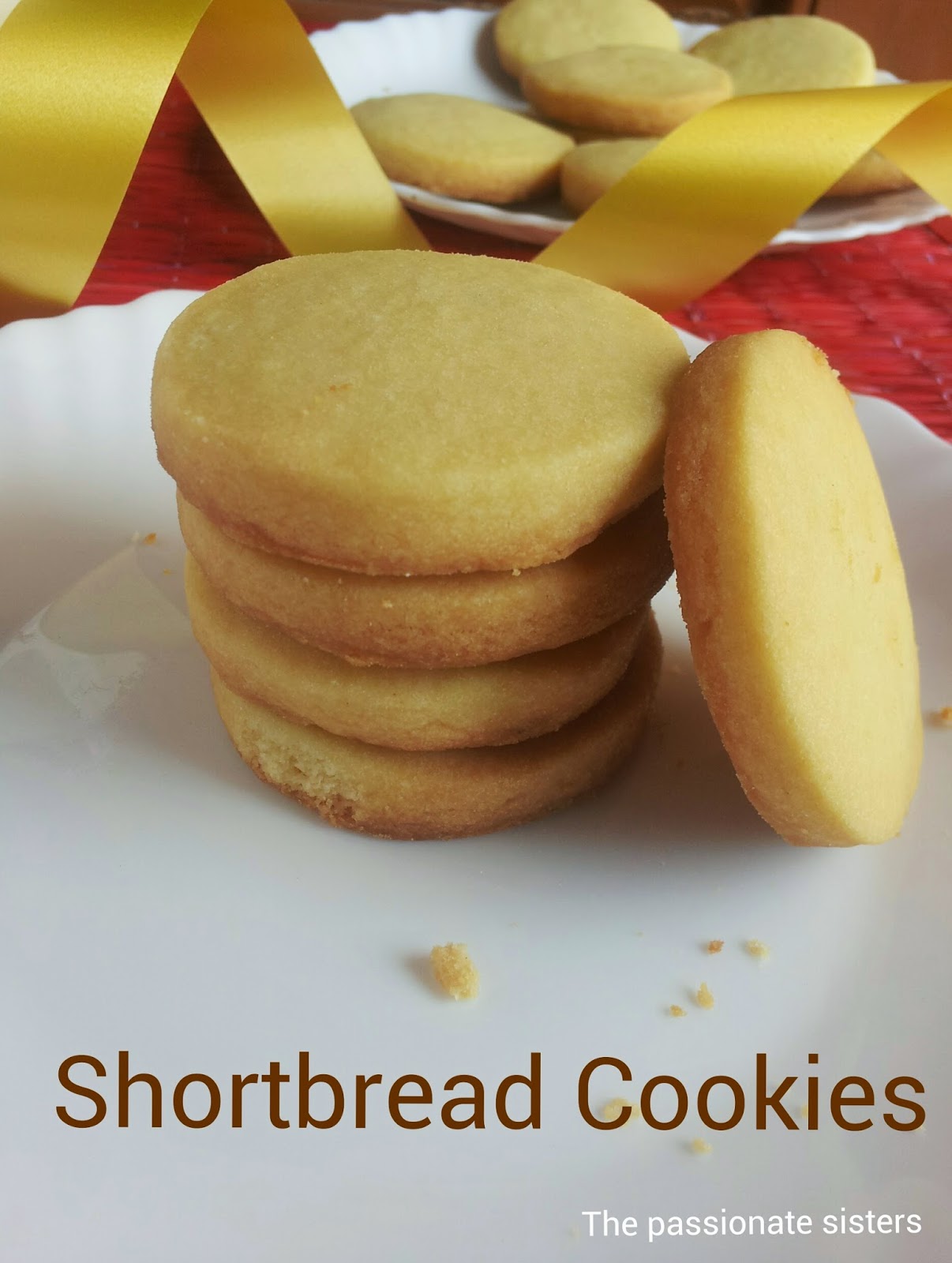 The Passionate Sisters Shortbread Cookies Recipe