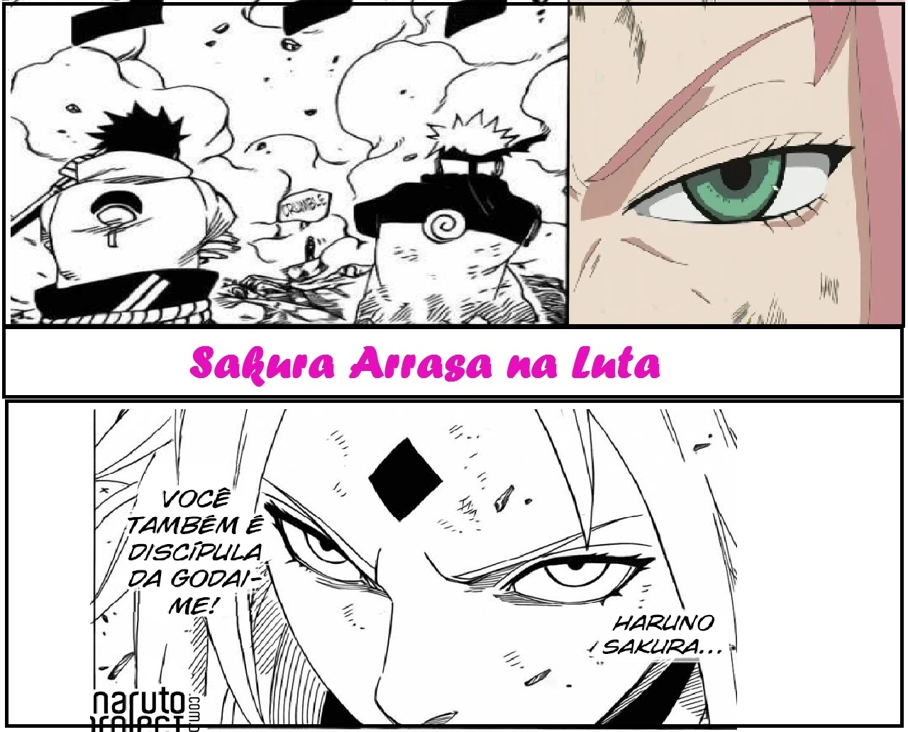 Blog SasuSaku Oficial: Naruto mangá-632 Sakura arrasa na Luta