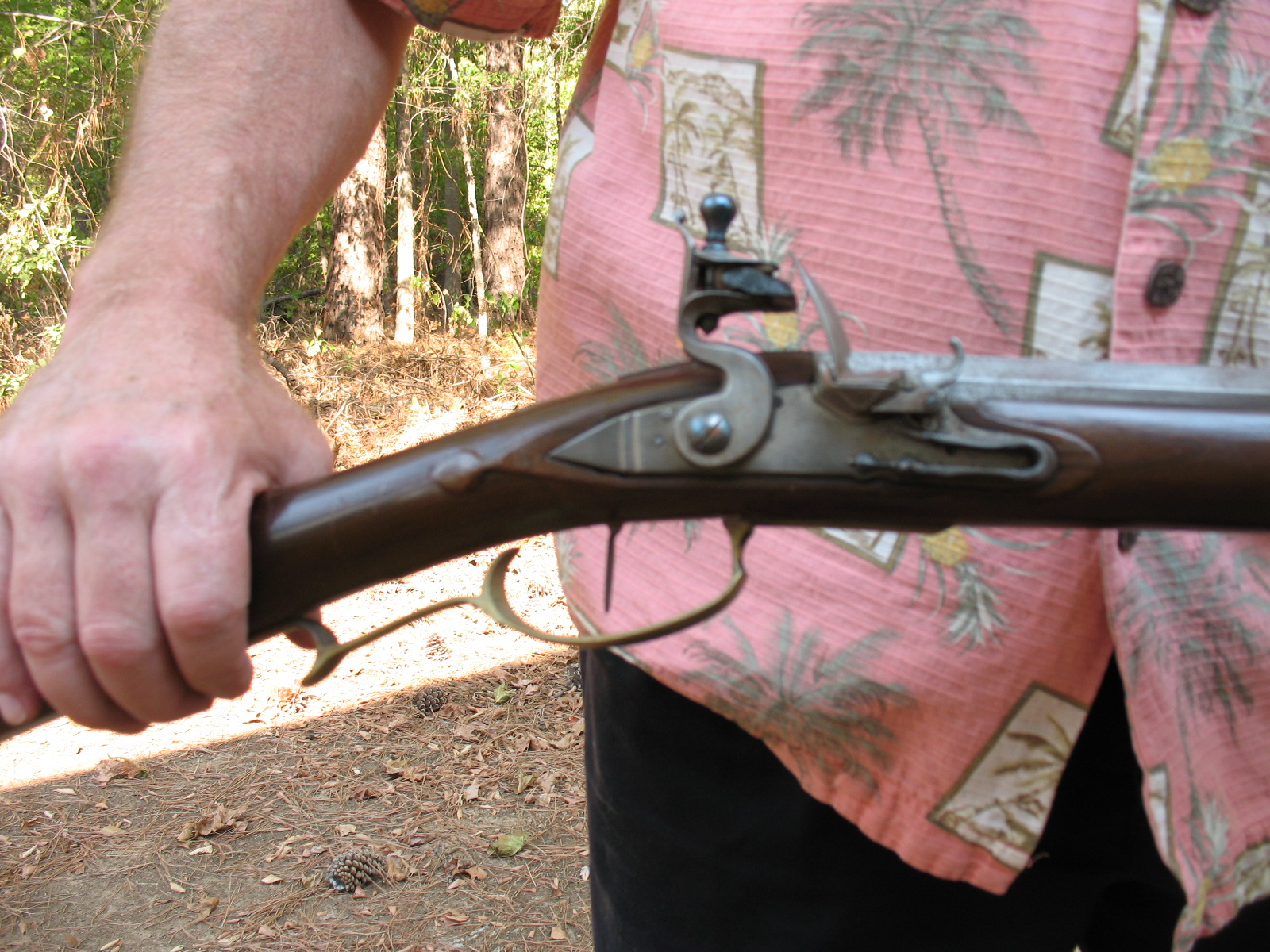 Sensible Survival Starting a Fire with a Flintlock Rifle