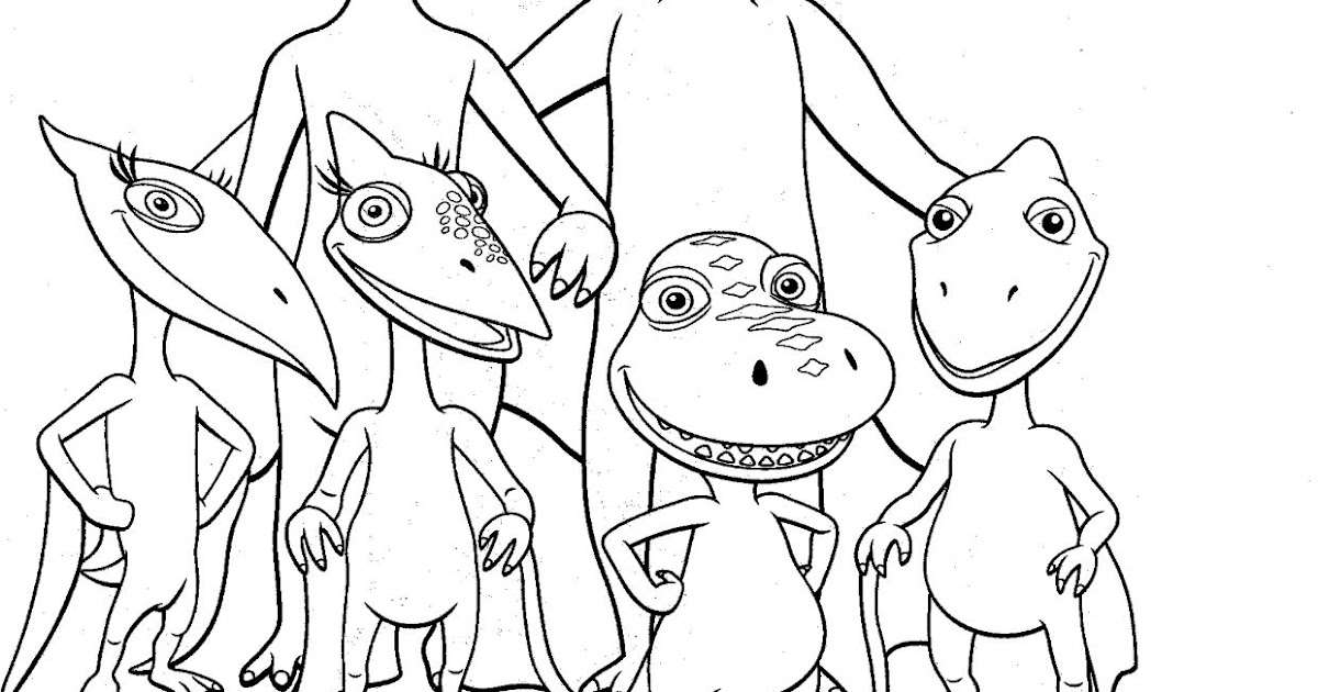 ColorMeCrazy.org: Dinosaur Train Coloring Pages