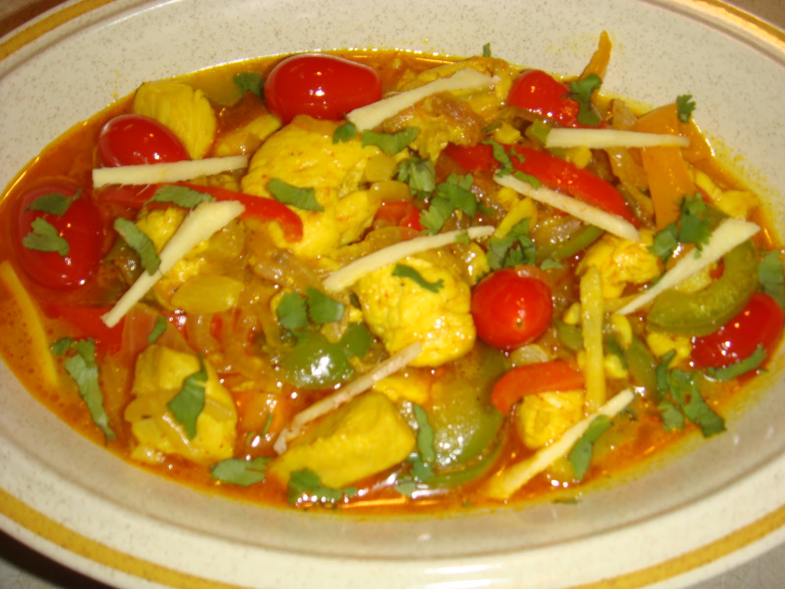 Subhra's Kitchen Chicken Jalfrezi