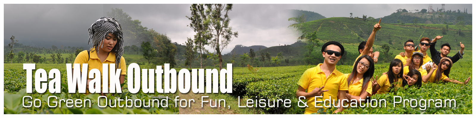 WELCOME : Tea Walk Outbound West Java Gathering Family Adventure 