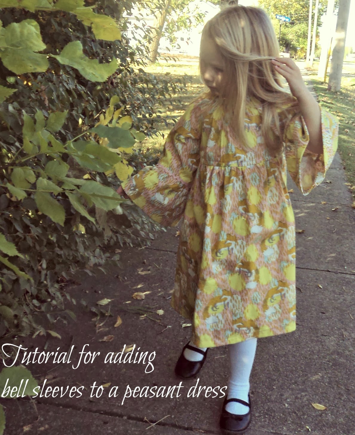 Tutorial for Adding Bell Sleeves to a Peasant Dress — Pattern Revolution