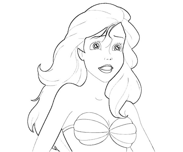 Ariel Little Mermaid Coloring Pages