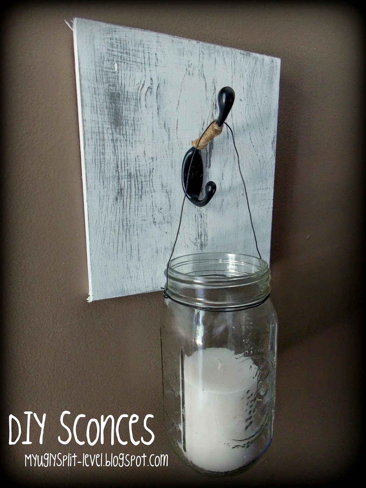 My Ugly Splitlevel DIY Wall Sconces