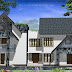 Western style home design in Kerala