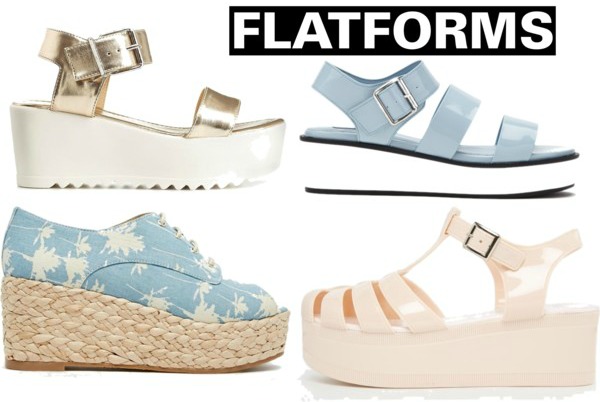 Spring/Summer 2015 Fashion Essentials flatforms shoes
