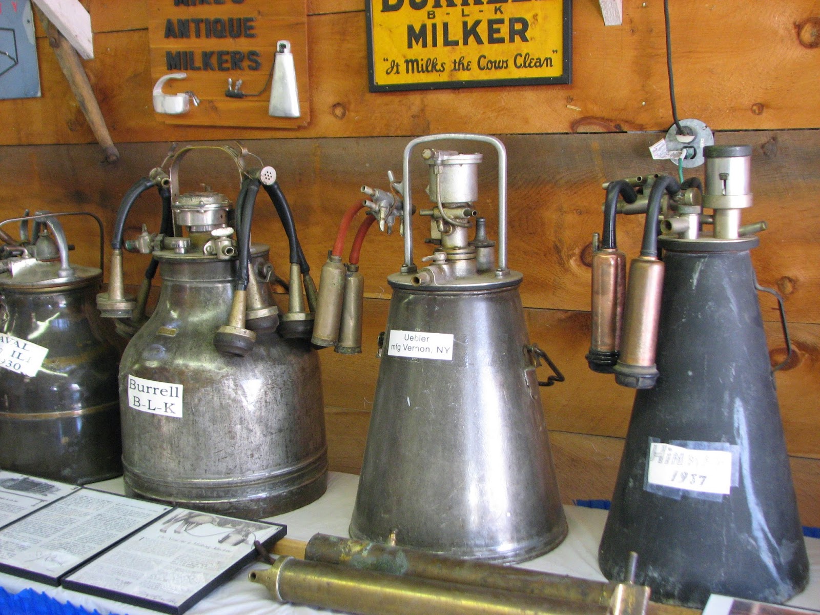 Northview Diary Antique Milking Machines