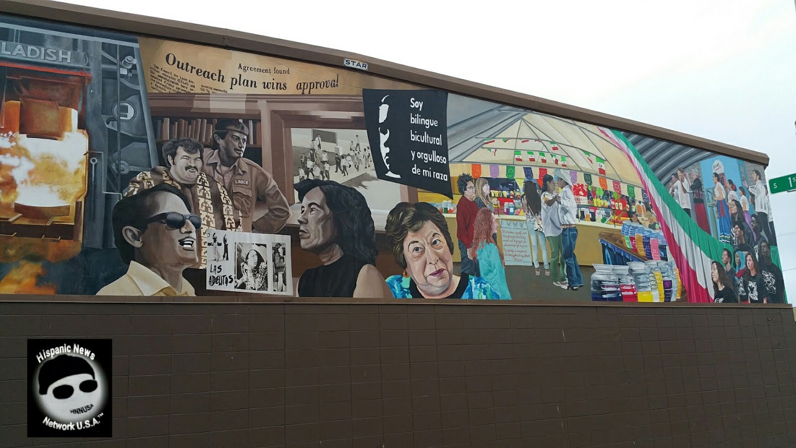 Hispanic News Network U S A Umos Mural Unveiled In The Southside