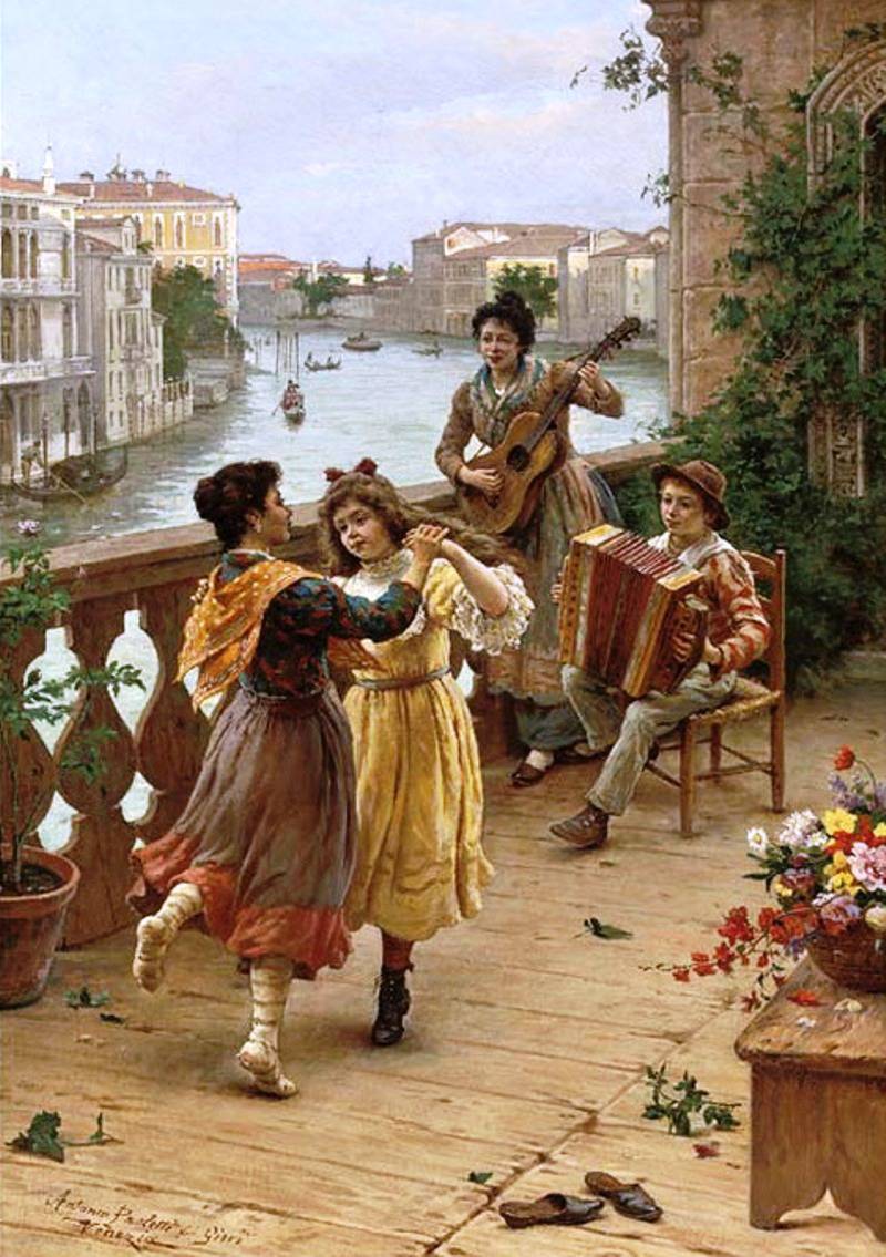 Antonio Ermolao Paoletti genre scenes Tutt'Art Pittura