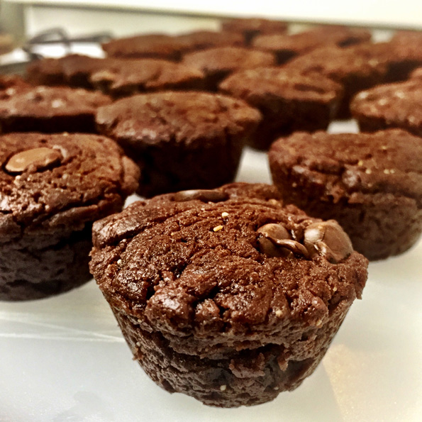 Brownie Bites, Eggless eatTALK food for blog