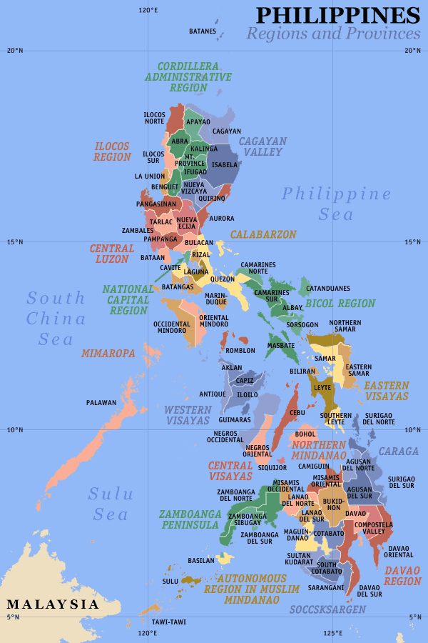 Online Filipino Community Philippine Map