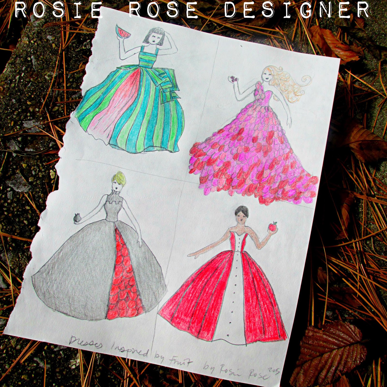 Rosie Rose Designer Dresses inspired by fruit