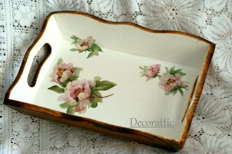 Decorattic Dinner is ready! ) Decoupaged trays