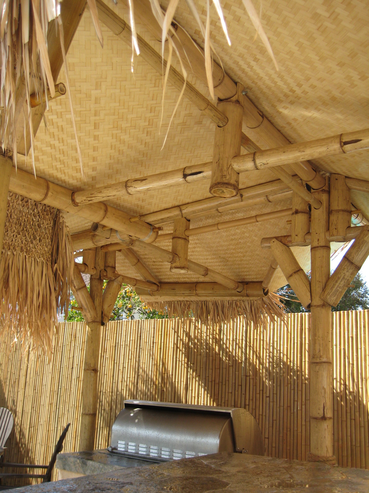 Quality Bamboo And Asian Thatch Wall Covering Ceiling